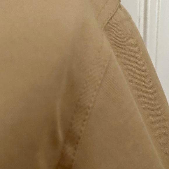 Child's Khaki Trench Coat, Jacket. Uncle Cotton, S. 6-7, Like New - Picture 8 of 14